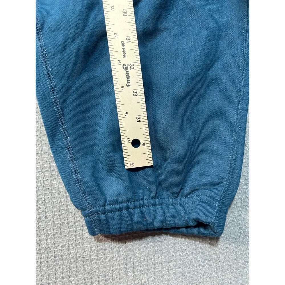 Nike Solo Swoosh Fleece Sweatpants Mens Sz‎ M Teal Blue